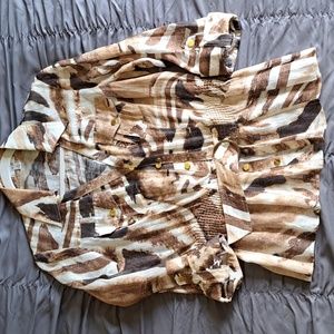 Cache blouse with animal print.SizeS.Used.